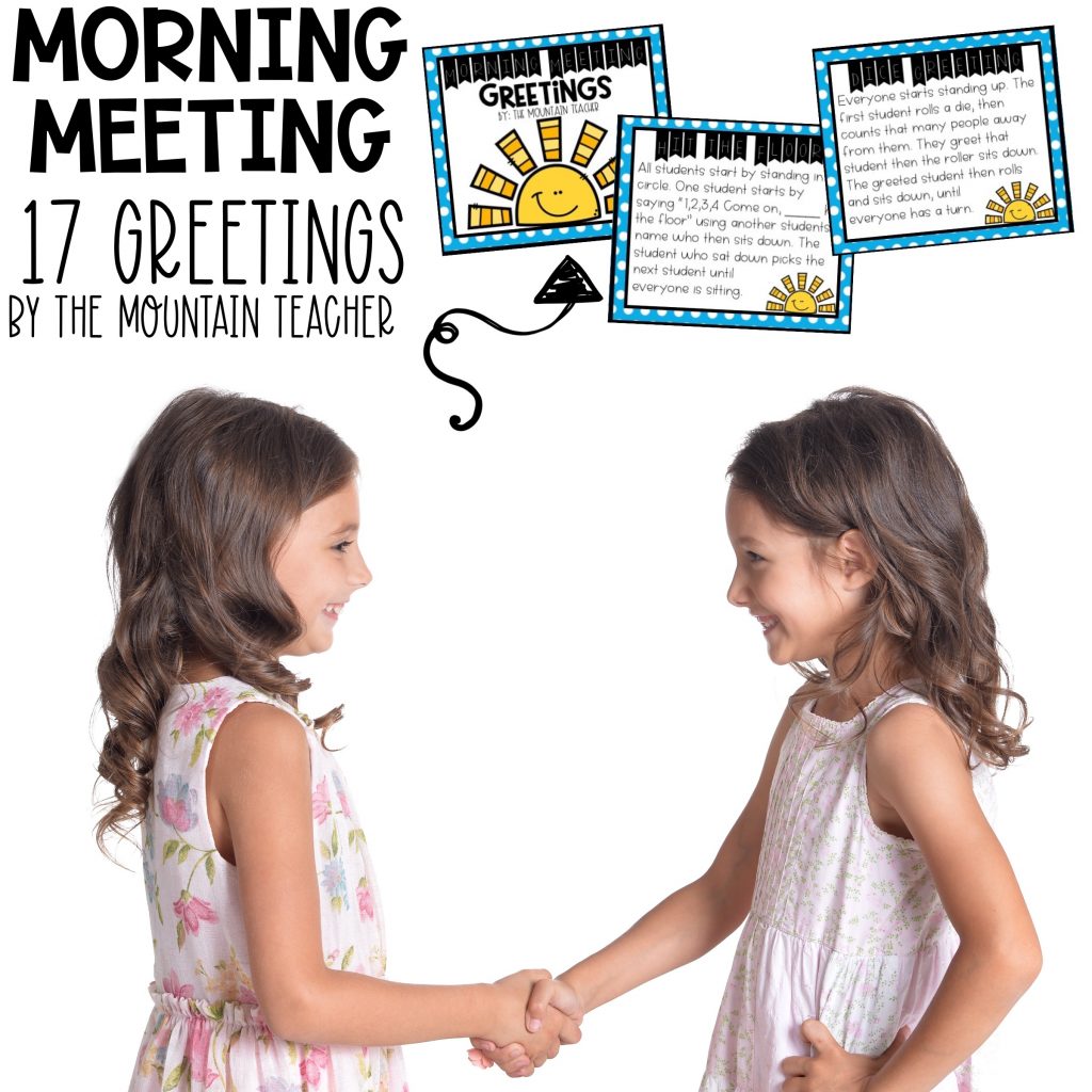 Morning Meeting Greeting Ideas