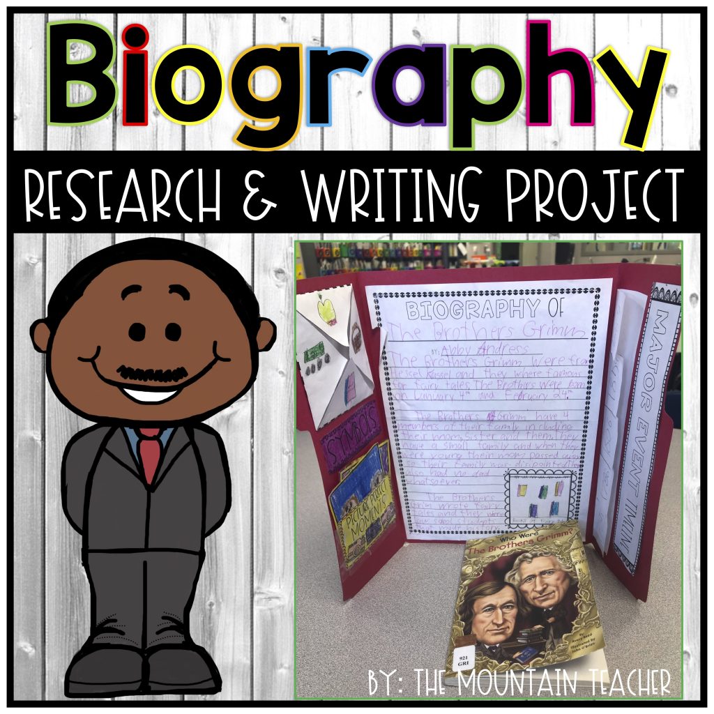 4th grade biography report example