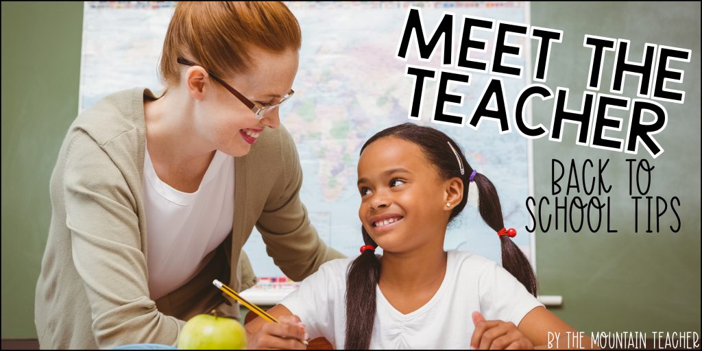 What to include in your meet the teacher template back to school tips