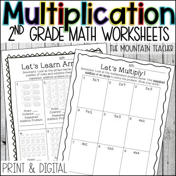 This is How to Teach Multiplication in 2nd Grade - The Mountain Teacher