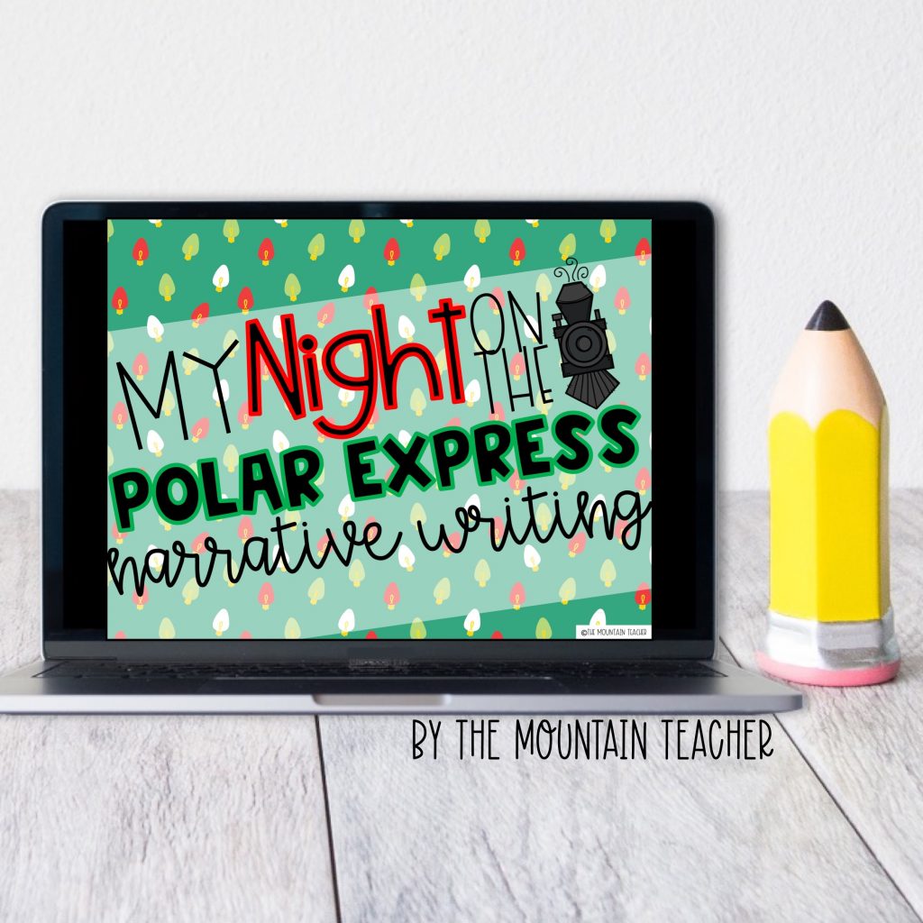 My night on the polar express digital narrative writing activity