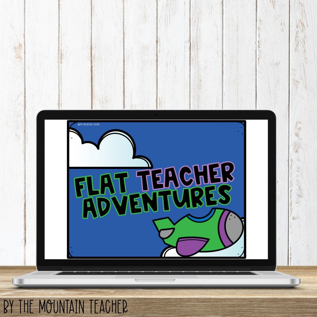 Flat teacher adventures digital imaginative narrative writing activity