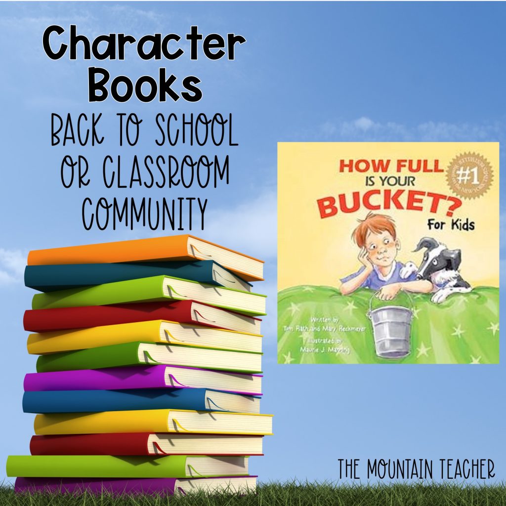 How Full is Your Bucket? Character Books Back to School or Classroom Community 808