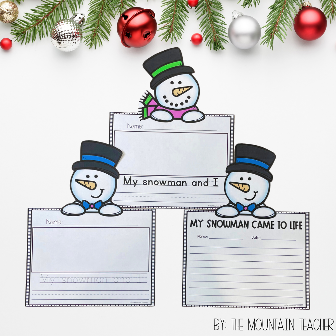 christmas writing prompts for special education students