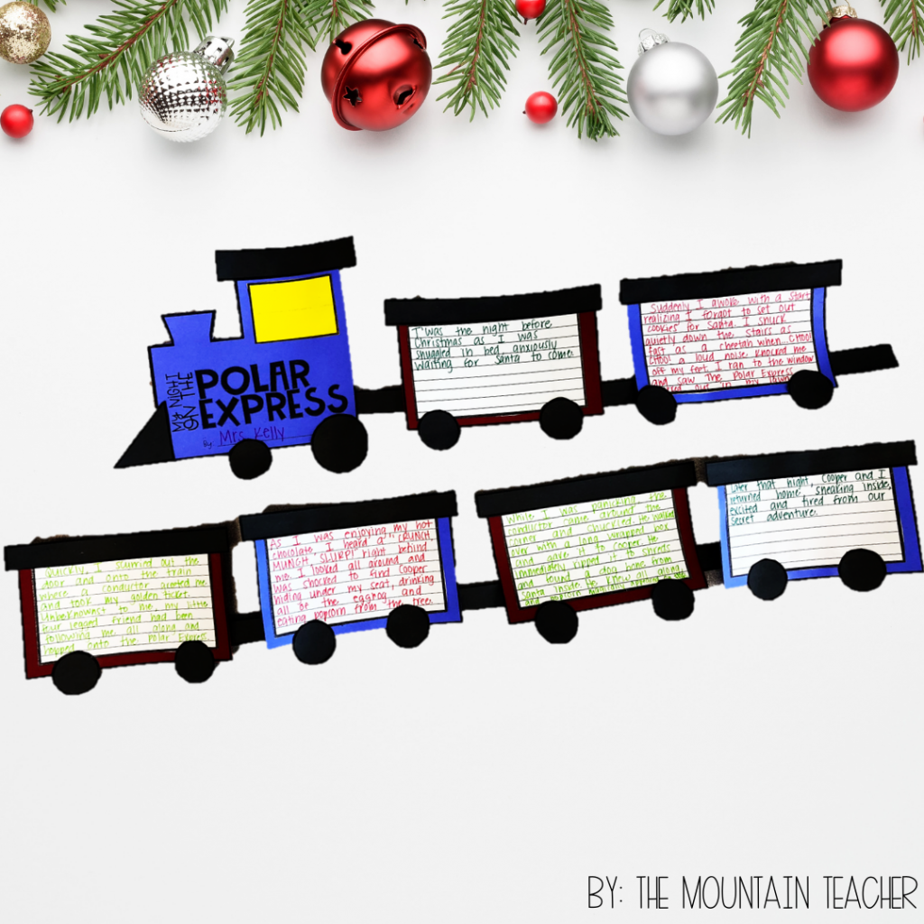 Surprise Students with the Best Holiday and Christmas Writing Prompts | the polar express imaginative narrative writing prompt and craft