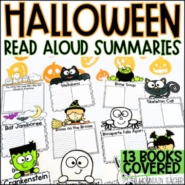 Halloween Read Aloud Activities and Crafts for a Fall Bulletin Board