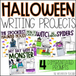 Printable Halloween Writing Activities for Kindergarten, 1st, 2nd or 3rd graders