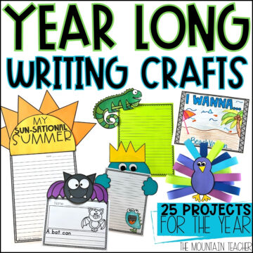 Year Long Writing Curriculum and Crafts for Narrative, Informative and Opinion