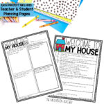 Year Long Writing Curriculum and Crafts for Narrative, Informative and Opinion Planning Template Pages and Teacher Guide