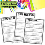 Year Long Writing Curriculum and Crafts for Narrative, Informative and Opinion Differentiated Writing Templates for kindergarten, 1st, 2nd or 3rd grade