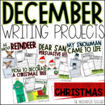 Christmas or December Creative Writing prompts for informative, narrative, opinion and how to writing