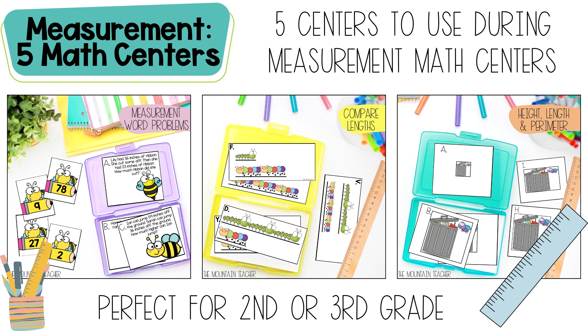 Teaching 2nd Grade Measurement Made Easy - The Mountain Teacher