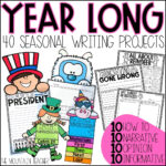 Year of Creative Writing Prompts, Templates, Bulletin Boards and Activities for each season