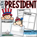 If I Were President Craft | Presidents' Day Writing Prompt & Bulletin Board PERFECT For Presidents Day, Election Day, Inauguration Day and More - Templates, Graphic Organizer and Patriotic Craft Included