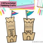 How To Build a Sandcastle Craft May Writing Template and Summer Bulletin Board - Writing Templates and Graphic Organizers