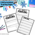 All About Penguins Informative Writing Prompt with Craft for Winter with Graphic Organizers and Templates