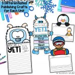 January Writing Prompts, Winter Bulletin Board Crafts and Activities BUNDLE including All About Penguins Informative Writing, My Favorite Winter Activity Opinion Writing Prompt, How to Catch a Yeti Procedural Writing Template and I Met a Yeti Imaginative Narrative with Graphic Organizers