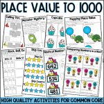 Place Value Hundreds Tens and Ones Worksheets and Activities for 1st 2nd or 3rd Grade