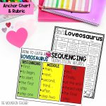 How To Catch a Loveosaurus Valentines Day Activity - Templates, Graphic Organizers and Fun Flip Book with a Dinosaur Craft