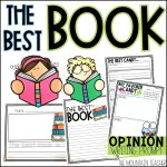 The Best Book Opinion Craft | Battle of the Books March Writing Prompt - Writing Template, Graphic Organizers and Fun Reading Craft for ANY Book