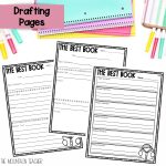 The Best Book Opinion Craft | Battle of the Books March Writing Prompt - Writing Template, Graphic Organizers and Fun Reading Craft for ANY Book