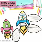 My Trip to Space Fun Writing Activity and End of Year Space Bulletin Board - Narrative Writing Project with Templates, Graphic Organizers, and a Fun Spaceship Craft