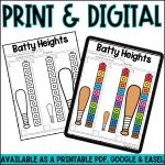 1st Grade Math Worksheets and Lessons - PDF for printing and digital google slides version included