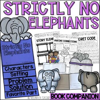 Strictly No Elephants Activities for 1st, 2nd or 3rd Graders