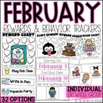 Valentines Day Classroom Behavior Management, Goal Setting & Student Tracker