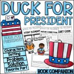 Duck for President Activities Presidents' Day Read Aloud Reading Comprehension
