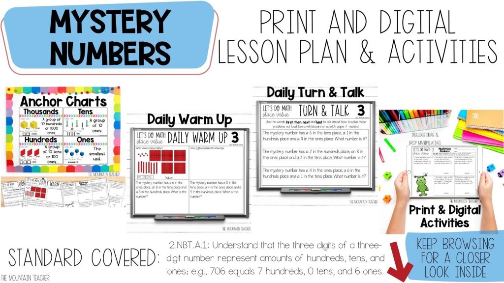 The Best Place Value Lessons for Your 2nd Graders Mystery Numbers to 100