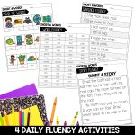 Short A CVC Activities and Worksheets for 1st Grade Phonics or Spelling Practice Fluency Practice Activities
