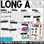 Long A Vowel Teams Worksheets, Activities & Games 2nd Grade Phonics or Spelling