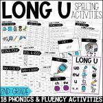 Long U Vowel Teams Worksheets, Activities & Games 2nd Grade Phonics or Spelling