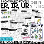 Bossy R Worksheets, Activities & Games for 2nd Grade Phonics or Spelling
