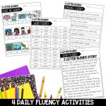 2 Letter Blends Worksheets, Activities & Games for 2nd Grade Phonics or Spelling Fluency Practice and Decodable Passage