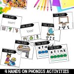 Final Blends Worksheets, Activities & Games for 2nd Grade Phonics or Spelling Hands on Phonics Centers