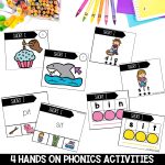 Short I CVC Worksheets and Activities for 1st Grade Phonics or Spelling Practice Hands on Phonics Centers