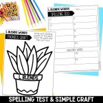 L Blends Worksheets, Games and Activities 1st Grade Phonics or Spelling Practice Spelling Test and Phonics Craft