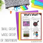 1st or 2nd Grade Grammar Posters, Worksheets and Activities for Small Group, Whole Group or Independent Practice