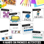 3 Letter Blends Worksheets, Games, Activities 1st Grade Hands on Phonics Centers