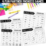 Digraphs TH and SH Worksheets, Games and Activities 1st Grade Phonics or Spelling Partner Phonics Games