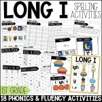 Long I Vowel Teams Worksheets, Activities & Games 1st Grade Phonics or Spelling