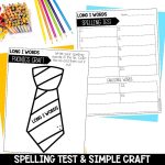 Long I Vowel Teams Worksheets, Activities & Games 1st Grade Phonics or Spelling Spelling Test and Phonics Craft