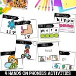 Long O Vowel Teams Worksheets, Activities & Games 1st Grade Phonics or Spelling hands on phonics centers for segmenting and blending