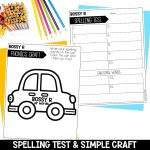 AR Bossy R Worksheets, Activities & Games 1st Grade Phonics or Spelling Printable Phonics Craft and Spelling Test