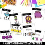 IR Bossy R Worksheets, Activities & Games 1st Grade Phonics or Spelling - Hands on Phonics Games for Blending and Segmenting Centers