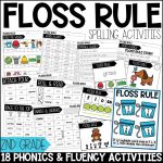 Floss Rule Worksheets, Activities & Games for 2nd Grade Phonics and Spelling
