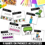 Consonant LE Worksheets, Activities & Games for 2nd Grade Phonics or Spelling - Hands on Phonics Games for Blending and Segmenting Centers