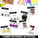 OI OY Diphthongs Word Work Worksheets & Activities 1st Grade Phonics or Spelling - Hands on Phonics Games for Blending and Segmenting Centers